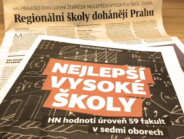 Hospodářské noviny 22.1. 2015 | Regionální školy dohánějí Prahu